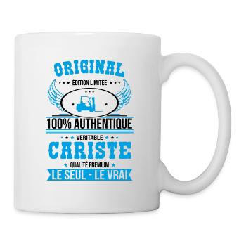Authentique et véritable cariste - Original - Mug blanc - blanc - Droite