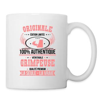 Authentique et véritable grimpeuse - Originale - Mug blanc - blanc - Droite