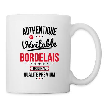 Authentique et véritable Bordelais - Original - Mug blanc - blanc - Droite