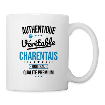 Authentique et véritable Charentais - Original - Mug blanc - blanc - Droite