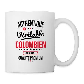 Authentique et véritable Colombien - Original - Mug blanc - blanc - Droite