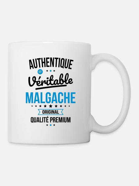 Authentique et véritable Malgache - Original - Mug blanc - blanc