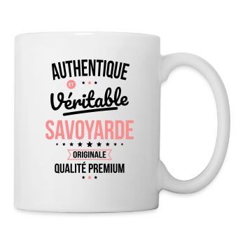 Authentique et véritable Savoyarde - Originale - Mug blanc - blanc - Droite