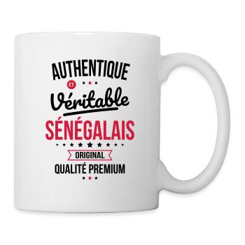 Authentique et véritable Sénégalais - Original - Mug blanc - blanc - Droite