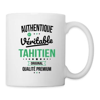 Authentique et véritable Tahitien - Original - Mug blanc - blanc - Droite