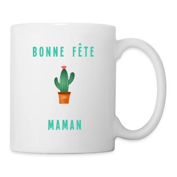 BONNE FÊTE. FÊTE DES MÈRES. FÊTE DES PÈRES. FÊTE - Mug blanc - blanc - Droite