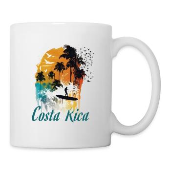 Watercolor Costa Rica Surfer - Mug - white - Right