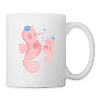 Sea horse - Mug - white - Right