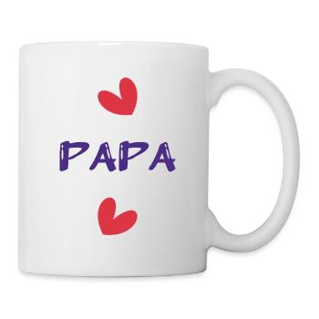 PAPA. VATERTAG. ALLES GUTE ZUM GEBURTSTAG, PAPA. ALLES GUTE ZUM GEBURTSTAG! - Tasse - Weiß - Rechts