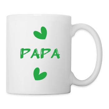 FATHER's DAY. HAPPY BIRTHDAY DAD. DAD. FEAST. HEART - Mug - white - Right