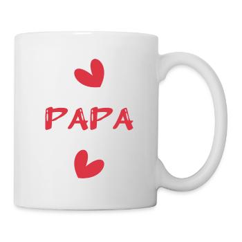 PAPA. VATERTAG. ALLES GUTE ZUM GEBURTSTAG, PAPA. ALLES GUTE ZUM GEBURTSTAG! - Tasse - Weiß - Rechts