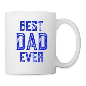 BEST DAD EVER - BESTER PAPA - VATERTAG GEBURTSTAG - Tasse - Weiß - Rechts