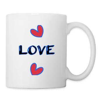 ICH HABE GERADE GEHEIRATET. Junggesellinnenabschied. HEILIGER VALENTINSTAG. PAAR. HERZ - Tasse - Weiß - Rechts