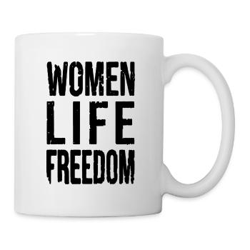Women life freedom - Mug blanc - blanc - Droite