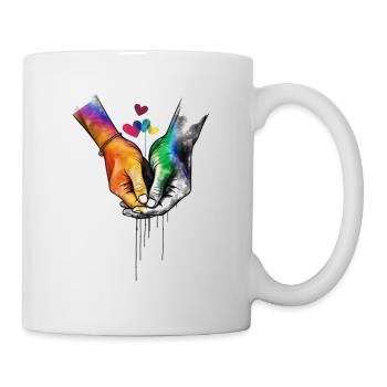 Pride Love Hands - Mug - white - Right