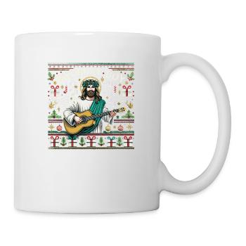 Jesus Christus Birthday Boy Ugly Christmas - Tasse - Weiß - Rechts