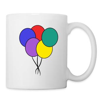 ANNIVERSARY. HAPPY BIRTHDAY. HAPPY BIRTHDAY. - Mug - white - Right