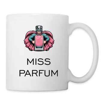 Miss Parfum - Superheldin - Tasse - Weiß - Rechts