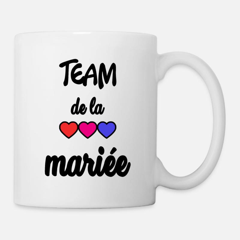 TEAM MARIEE - Mug blanc - blanc
