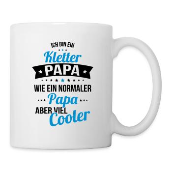 Climbing dad like a normal dad much cooler - Mug - white - Right
