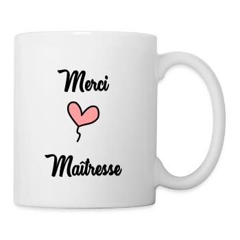 GELIEBTE. VIELEN DANK. DANKE, HERRIN - Tasse - Weiß - Rechts