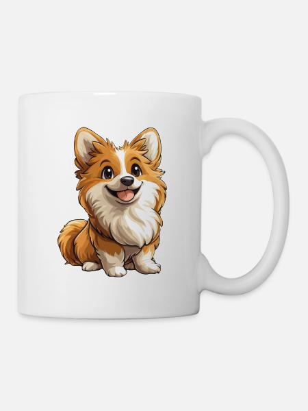 Dog cute Pomeranian - Mug - white