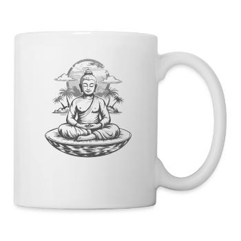 Bouddha: Zen attitude - Mug blanc - blanc - Droite