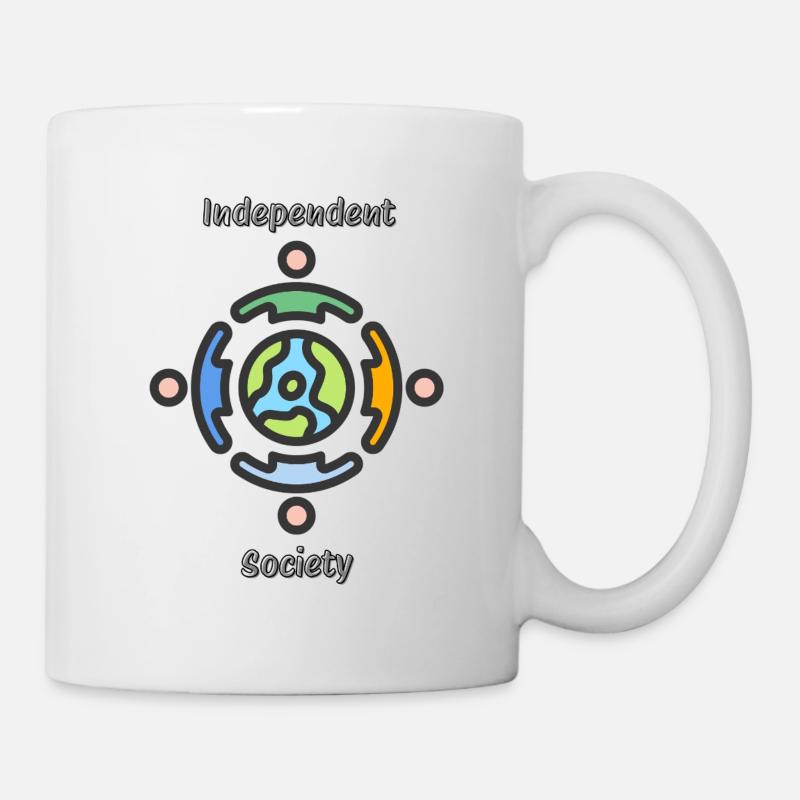 cute design shirt letters graphic design - Mug - white