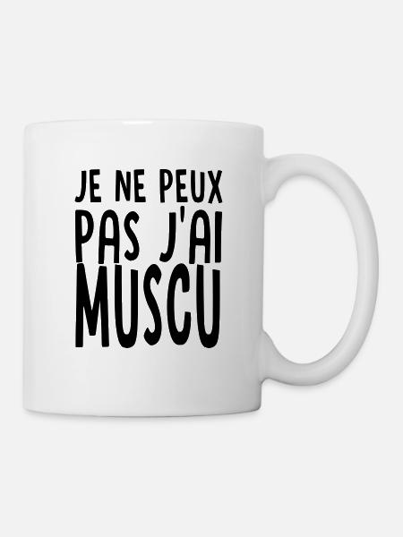 J'ai muscu - Mug blanc - blanc