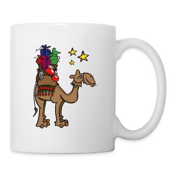 Kamel,Weihnachten - Tasse - Weiß - Rechts