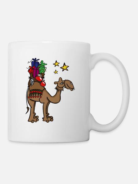 Kamel,Weihnachten - Tasse - Weiß