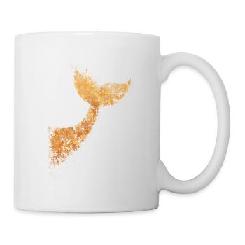Baleine - Queue de baleine - Mug blanc - blanc - Droite