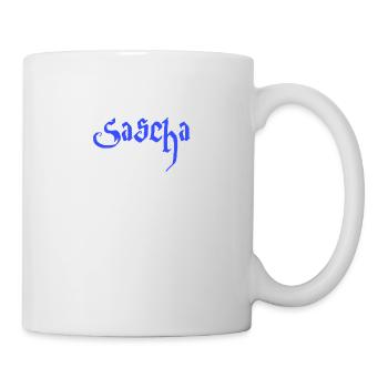 Name Sascha - Tasse - Weiß - Rechts