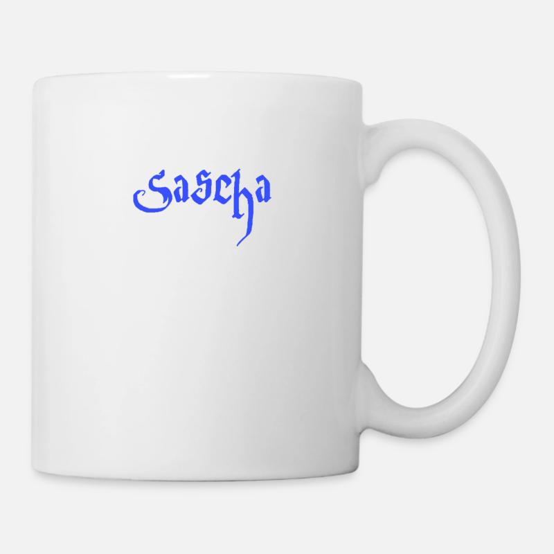 Name Sascha - Tasse - Weiß