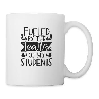 Teacher Tears of Students Funny Sarcastic - Tasse - Weiß - Rechts