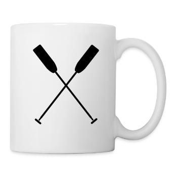 Traversée de pagaie dragon bateau canot 1C. - Mug blanc - blanc - Droite
