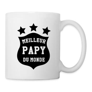 Meilleur Papy du monde - Mug blanc - blanc - Droite