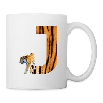 tiger j - Mug - white - Right
