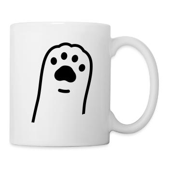 Patte de chat - Mug blanc - blanc - Droite