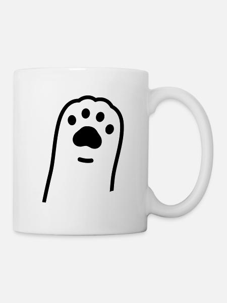 Cat Paw - Mug - white
