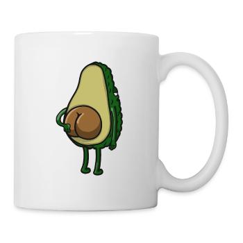 Avocado Funny Butt - Mug - white - Right