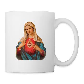 Holly Mary Maria Madonna Mariana Jungfrau Maria - Tasse - Weiß - Rechts