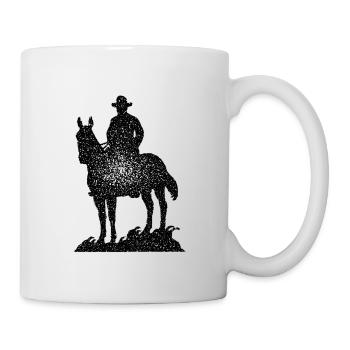 Cowboy - Tasse - Weiß - Rechts