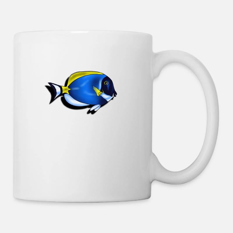 Poisson chirurgien leucosternon - Mug blanc - blanc
