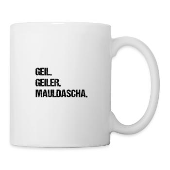 Geil Geiler Maultaschen Schwäbisches Essen Liebe - Tasse - Weiß - Rechts