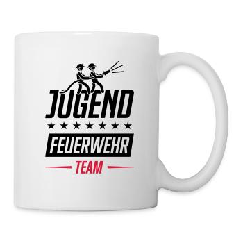 feuerwehr jugendfeuerwehr team - Tasse - Weiß - Rechts