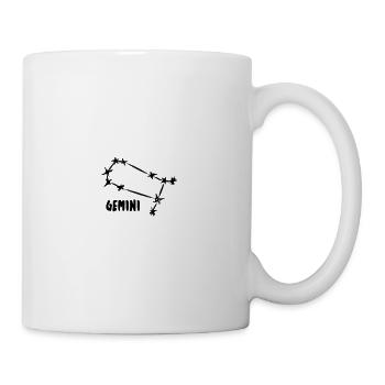 Zwilling Sternbild Sternzeichen Astrologie - Tasse - Weiß - Rechts