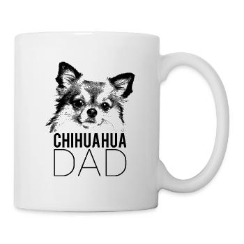Chihuahua Dad - cadeau du papa amoureux des chiens - Mug blanc - blanc - Droite