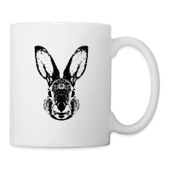 Hare / Rabbit / Rabbit / Bunnie - Mug - white - Right