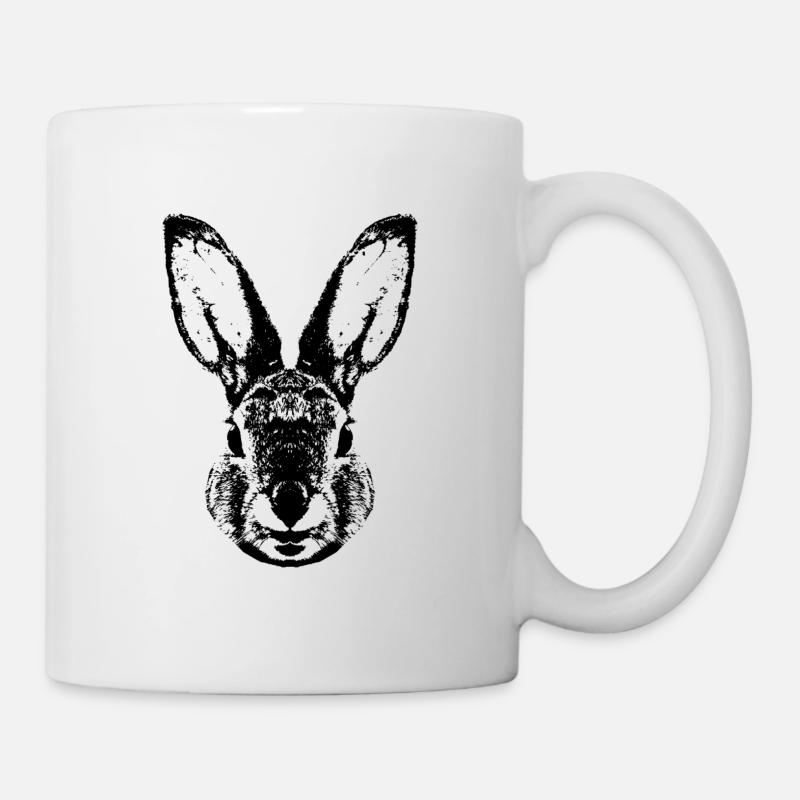 Hase / Kaninchen / Rabbit / Bunnie - Tasse - Weiß